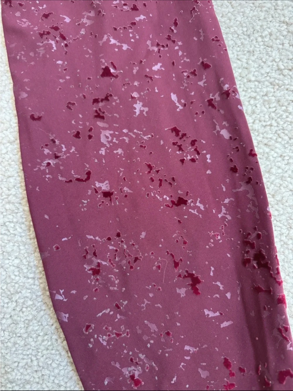 lululemon athletica Burgundy High-Rise Leggings